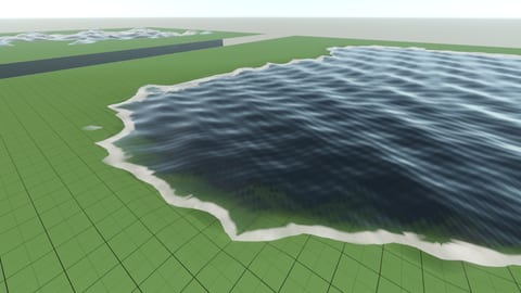 River preset at a shoreline